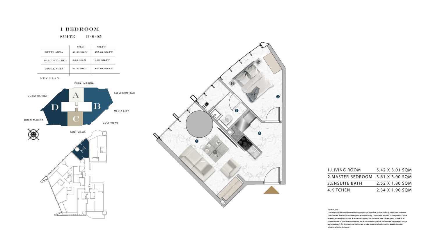 2 Bedroom Floor Plan